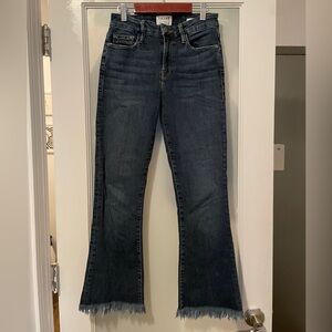 Frame Denim Dark Blue Flare Jeans